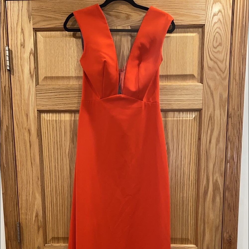 MONIQUE LHUILLIER JACQUARD DRESS - Picture 3 of 16